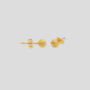 18K Gold Stud Earrings