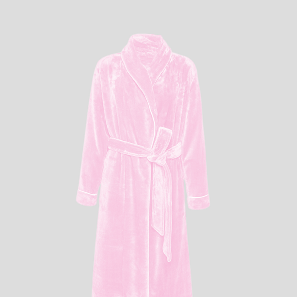 Fleece Robe Pink