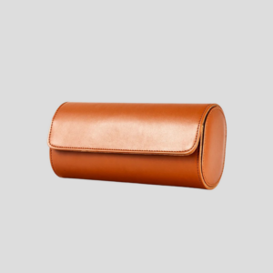 3 Slot Brown Wristwatch Roll