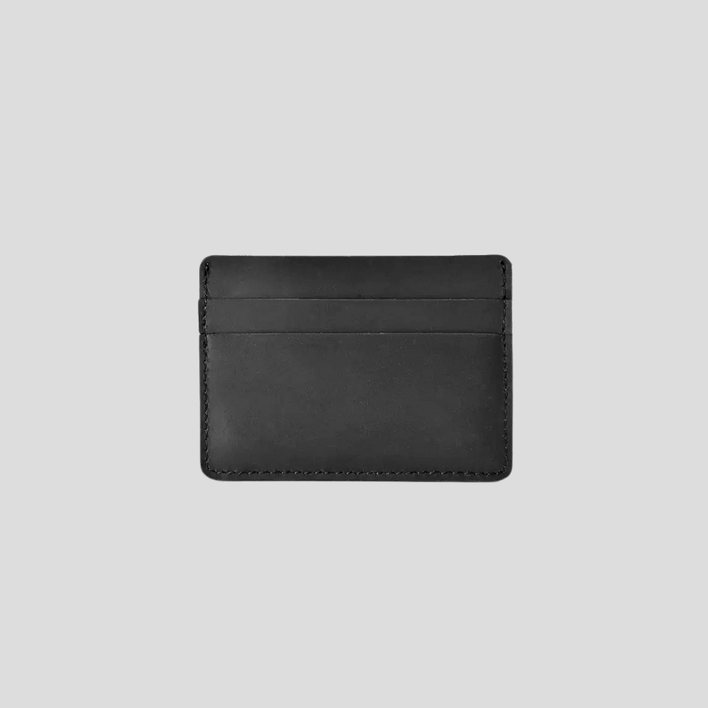Black Leather Card Holder